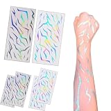 120 K-Style Demon Mark Tattoos for Theme Party Decorations, 6 Sheets Makeup Stickers, Mystic Hunter Symbols for Anime Cosplay, K-Pop Stage Look, Birthday & Party Accessories