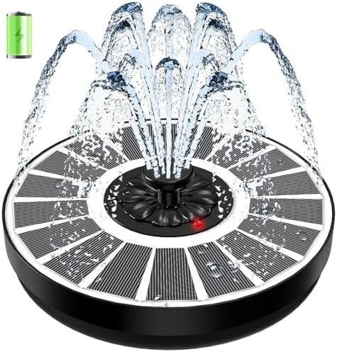 SZMP Solar Water Fountain Works in Cloudy Weather,Solar Fountain ...