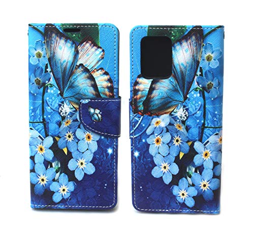 Image of Sharp Icon flip Cover for Oneplus 11R 5G Designer Fancy Printed Wallet flip case Cover - Blue Butterfly