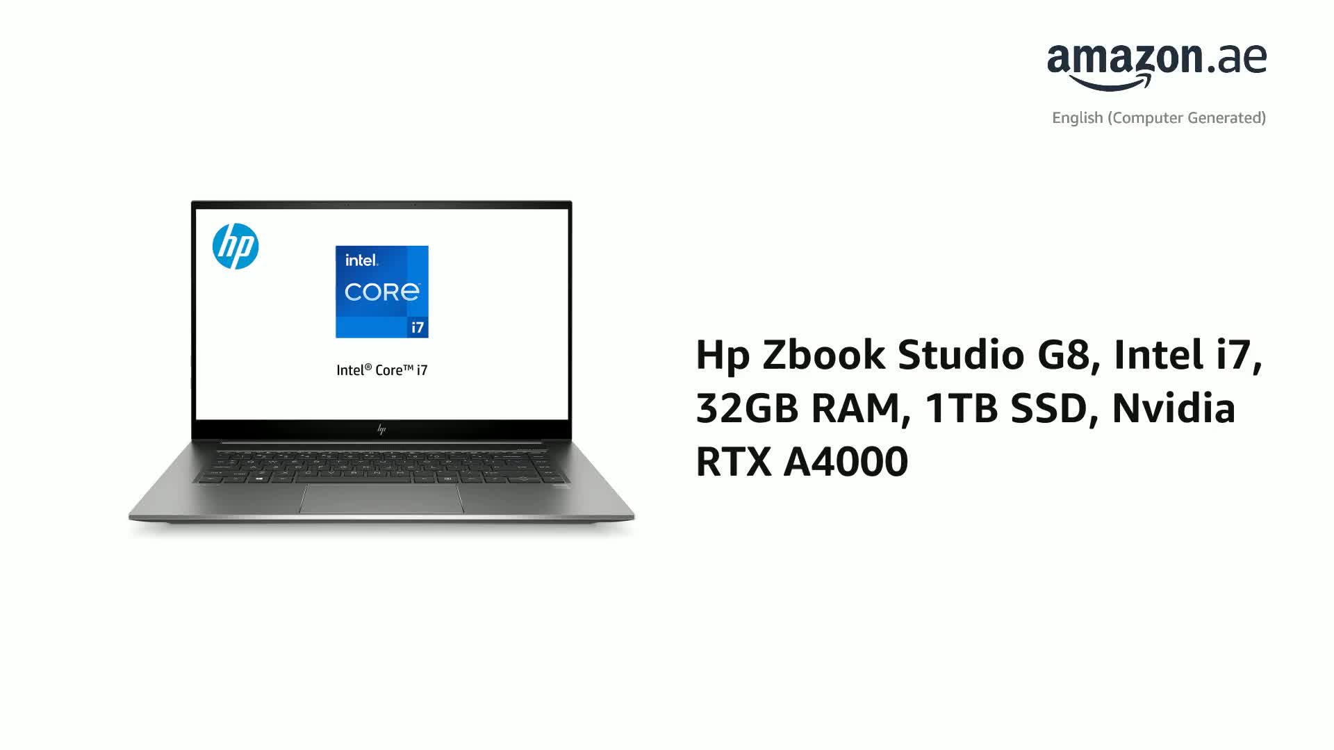 Hp Zbook Studio G8 15.6