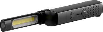 Ledlenser W6R Work Light - 500 lm, 120 lm Spot - Fold Out 180 Degree & 270 Degree Head, Flashlight - Magnetic Hook Mount, Magnetic Flashlight - Engine Bay, Mechanic Light