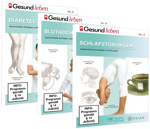 Preisvergleich Produktbild 3 DVD Set - Gesundheit: Schlafstörungen - Bluthochdruck - Diabetes