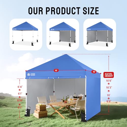 CROWN SHADES 10x10 Pop Up Canopy