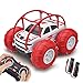 Coche Teledirigido,4x4 Coche de Juguete Anfibio Acrobacia, Rotación Volteo de 360° con LED, Color Disponible, 2 Batería Recargable 60 Minutos d'autonomía, 2.4GHz RC Car, Regalo para niños 3-12 años