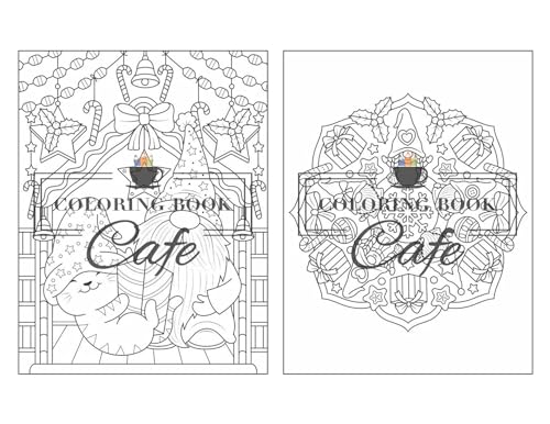 Independently Published Cafe, Coloring Book Christmas Gnomes Coloring Book For Adults: Whimsical Gnomes Designs With Cute Animals thumb #10