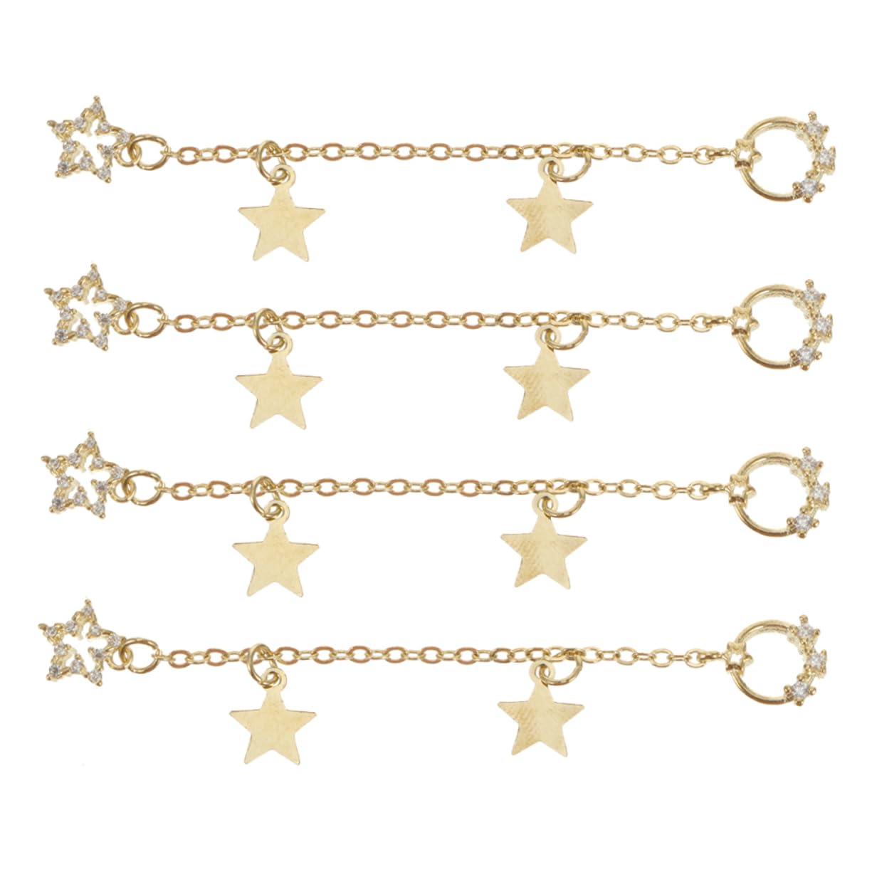 Ipetboom Nail Decoration Chains Nail Studs Butterfly Bow DIY Manicure Fashionable and Durable