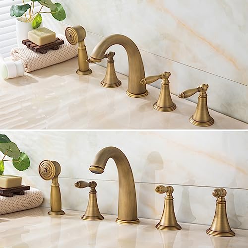 Robinet de douche fixé pour bain antique LWX contre fuites de plomberie - 3