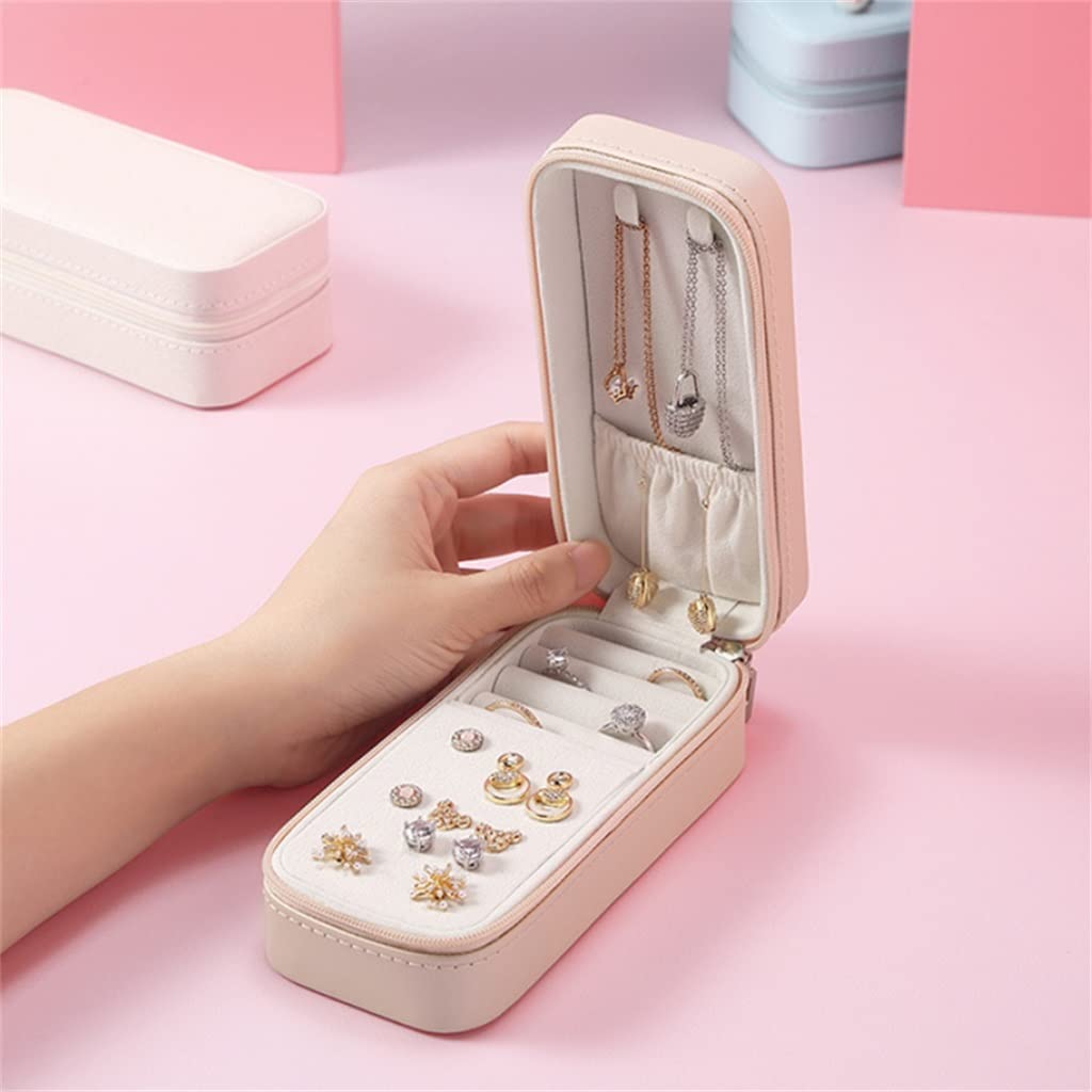 Caja de Almacenamiento de Joyas para Anillos, Pendientes y Collares. Soporte de exhibición para Mujer.