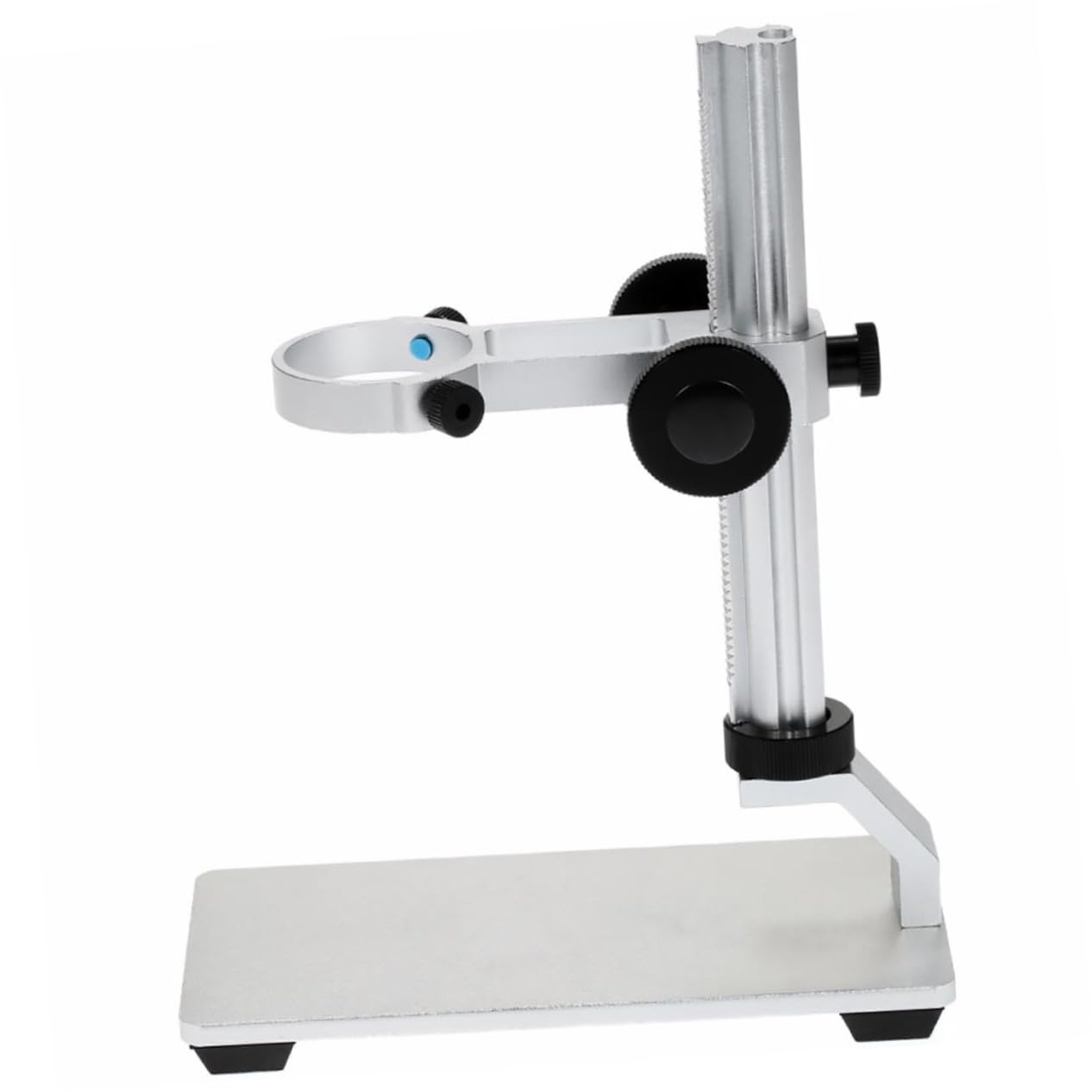 TOPPERFUN 1pc Maintenance Fixer Microscope Support Digital Microscope Stand Microscope Stand Adjustable USB Digital Microscope Adjustable Stand Adjustable Base Holder Aluminum Alloy Silver