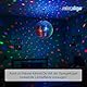 Relaxdays Discokugel, Ø 40 cm, Deko Spiegelkugel zum Aufhängen, große Partykugel mit Metallöse, Discoball Party, Silber