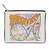 catstudio Nashville Zipper Pouch Purse | Holds Your Phone, Coins, Makeup, Dog Treats, & Tech Tools