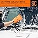 Suds Lab SC Synthetic Clay Mitt for Car Detailing – Reusable Clay Bar Mitt to Remove Paint Overspray, Water Spots, Tree Sap & Rail Dust from Paint, Glass & Plastic