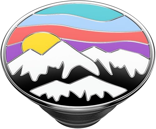 Miniatura 4 de POPSOCKETS Agarre para teléfono con soporte expandible - Esmalte Mountain Rays
