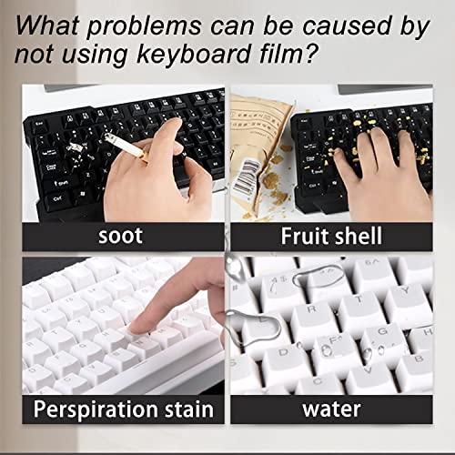Protector de teclado transparente para PC 104/107 teclas miniatura 6