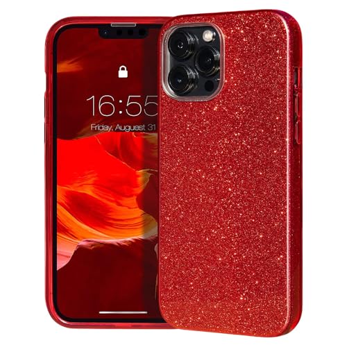 Coque de téléphone à paillettes bleues pour iPhone 15 14 13 Pro Max et protection antichoc SE