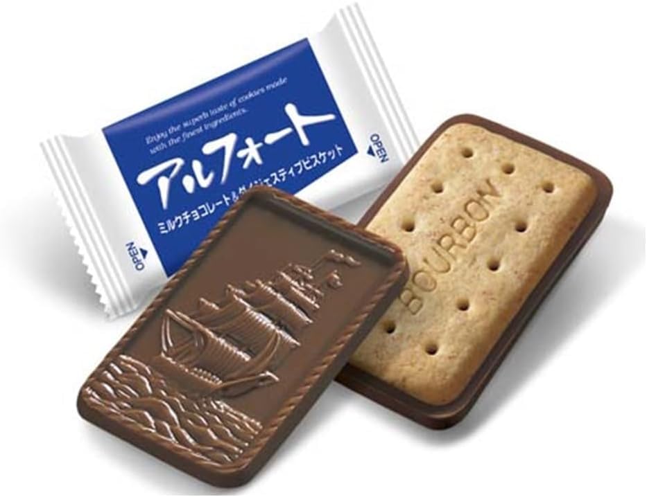 Amazon | ブルボン アルフォート 32枚 (チョコ&リッチミルクチョコ