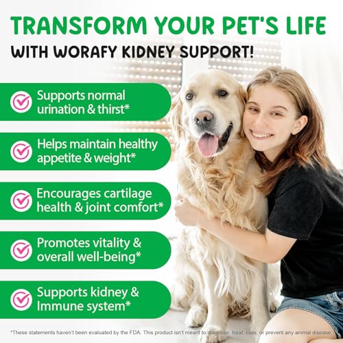 Dog Kidney Support Drops, 100% natürliche Harnwegsbehandlung für Hunde 60ml, unterstützt die Nierenfunktion und HWI Pflege Hund, Stärkung des Immunsystems