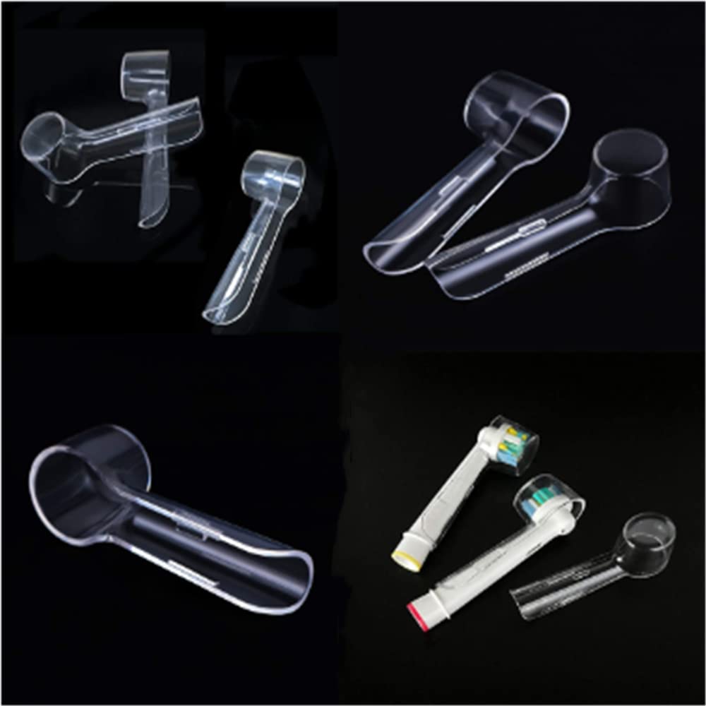 FZLANQ 24Pcs Toothbrush Head Dust Caps Transparent Toothbrush Head Covers Electric Toothbrush Head Covers for Protecting The Cleanliness of The Toothbrush Head - Image 4