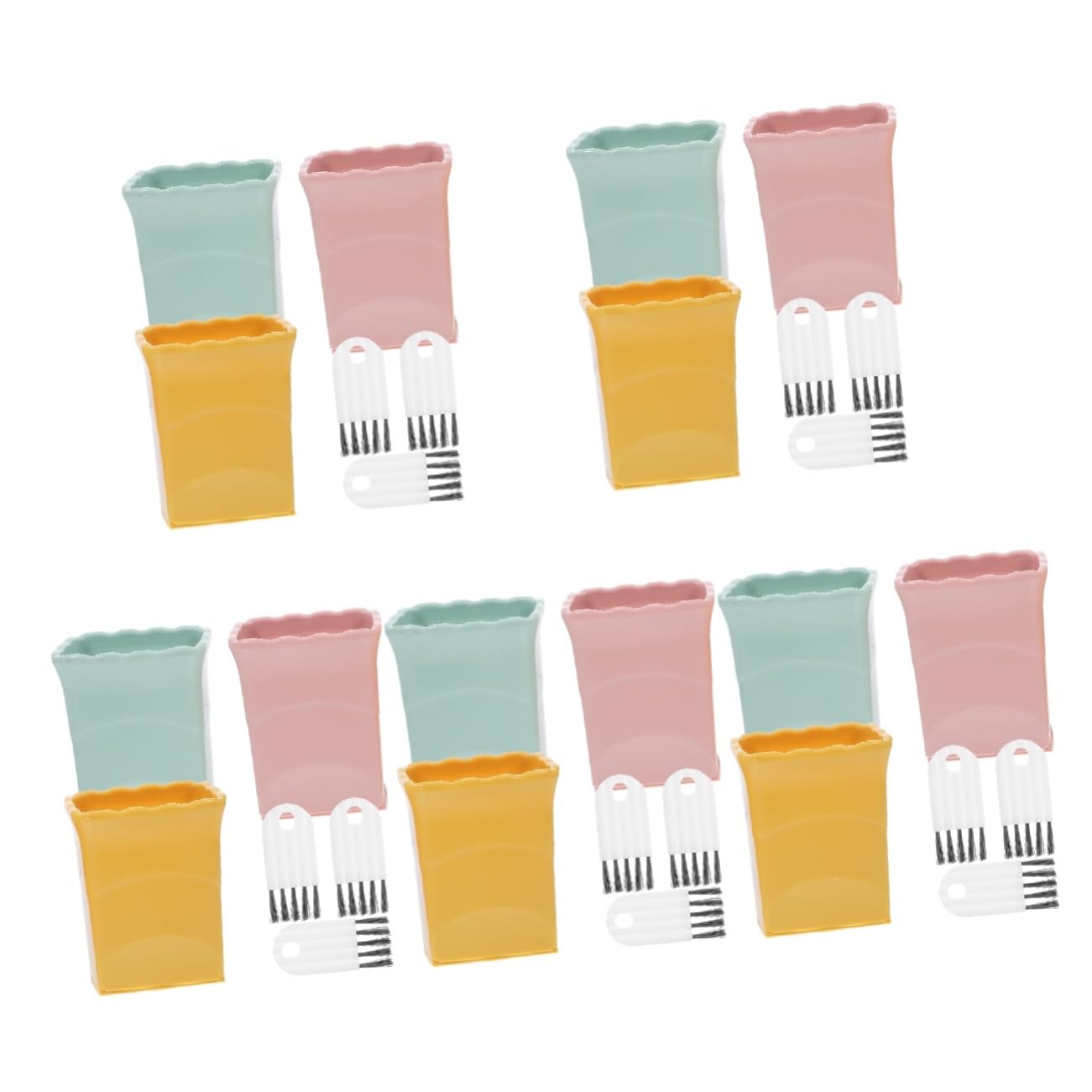 PRETYZOOM 5 Sätze Obstschneider Erdbeerschneiderbecher Mini-Slicer Fruchtschneider gemüseschneider küchenwerkzeug Eierschneider für zu Hause Allesschneider für die Küche Rostfreier Stahl