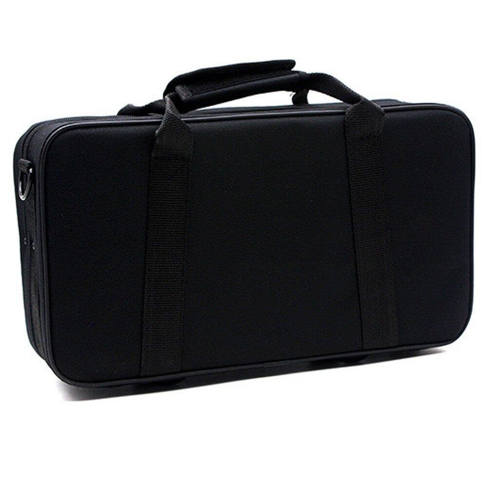 Sac pour clarinette en tissu Oxford noir rembourré avec sangle de transport