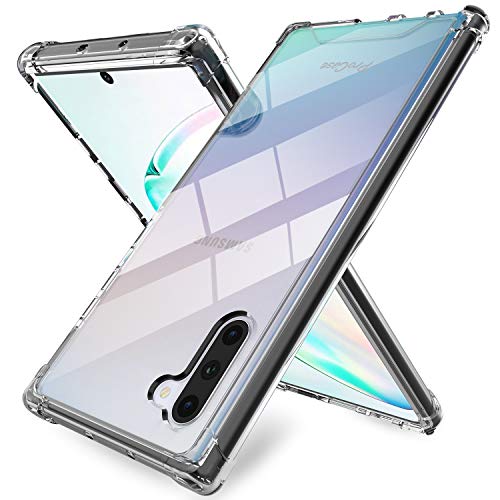 ProCase Galaxy Note 10 Case Clear, Slim Crystal Clear Cover Protective Case for Galaxy Note 10 2019 –Black Frame
