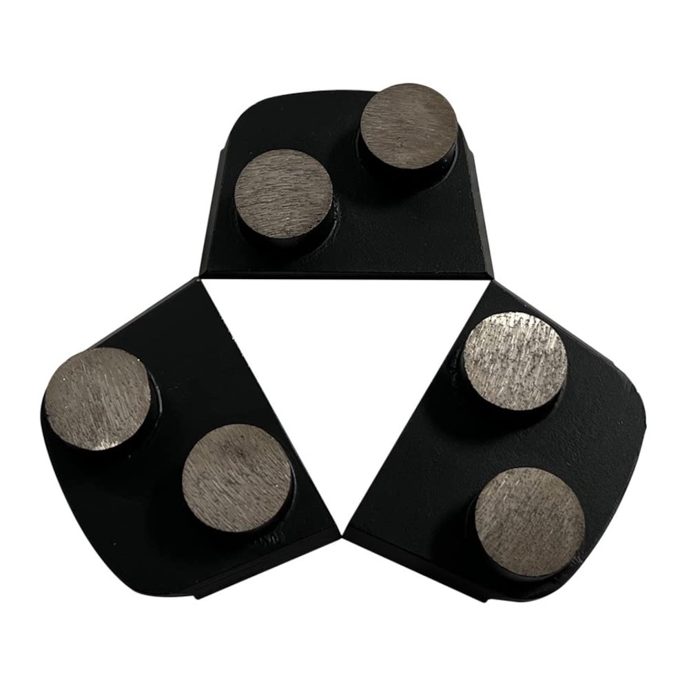 Diamond Grinding Discs for Lavina and Edco Magnatrap Grinders, Set of 3, Hard Bond, 120/150 Grit