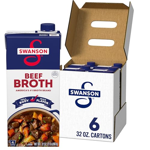 SWANSON S Beef Broth, 32 oz Carton (6 Pack)