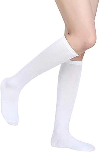 Miniatura 2 de SATINIOR Calcetines altos hasta la rodilla para mujer, calcetines de tubo alto hasta el muslo para mujer, medias largas atléticas altas para