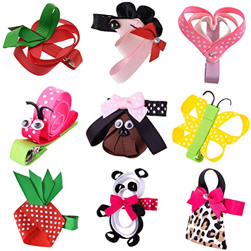 Baby Girls Hair Bows Hair Accessories Alligator Clips Cute cartoon animals Bows for Infants Toddlers Teens Kids Children