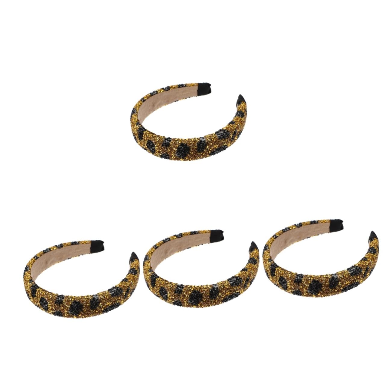 Healeved 4piezas Diadema De Cristal Natural Piedras Brillantes Para Novias y Damas De Honor Accesorio Para Eventos Especiales y Ceremonias