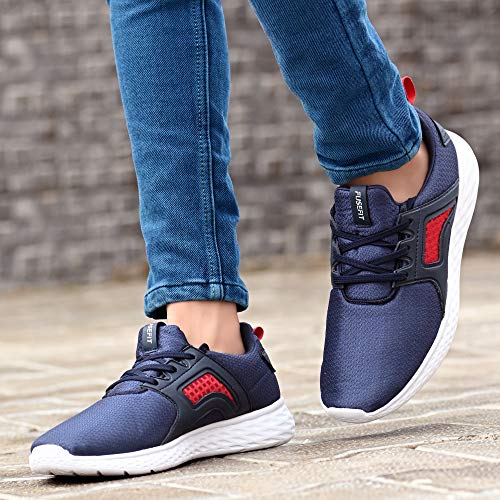 Fusefit Comfortable Men's Jazz Running Shoes Navy Amazon.in Fashion