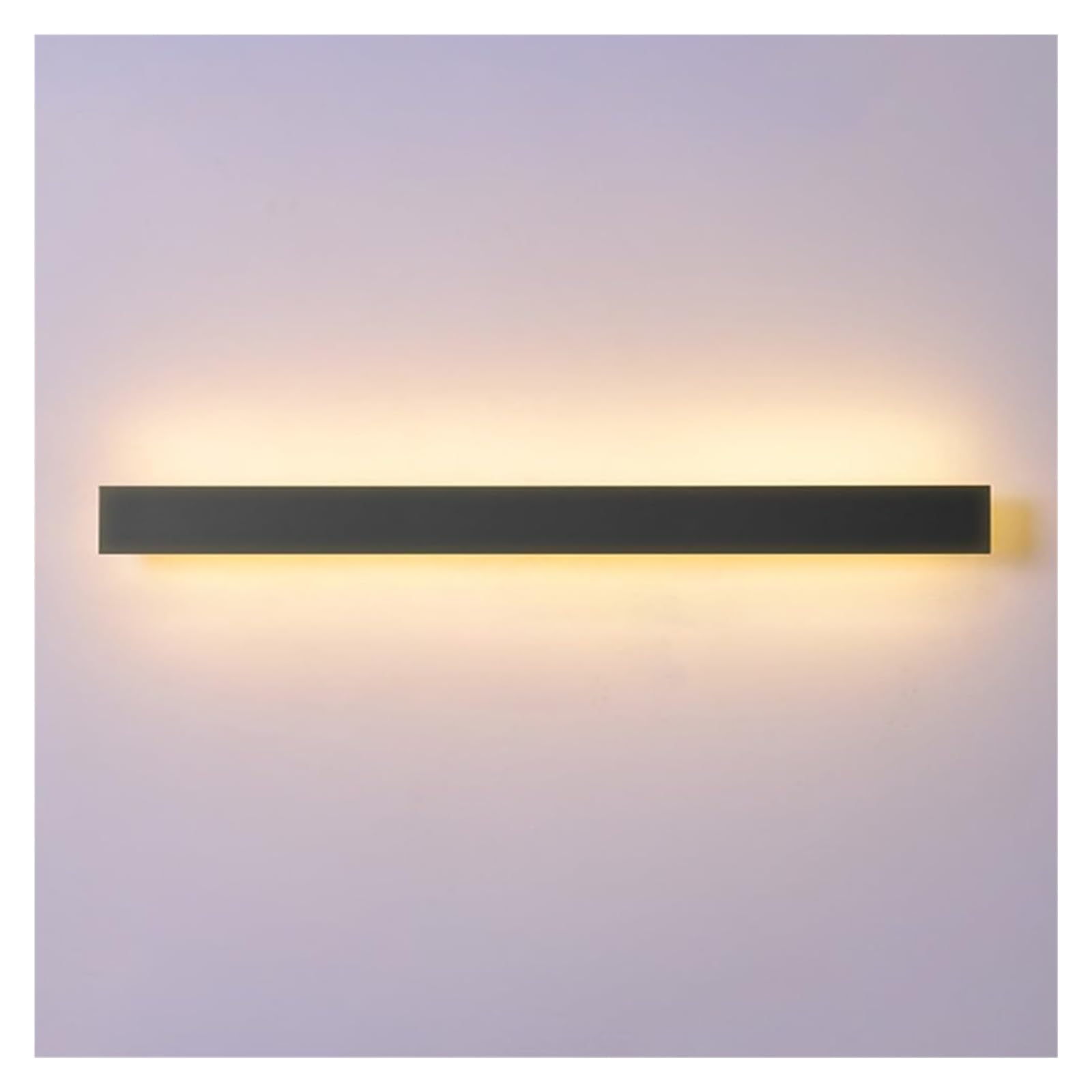 HYJAUSXB Wall lamp Black Linear Minimalist Corridor LED Bedroom Bedside Lighting Fixture, Pendant Light