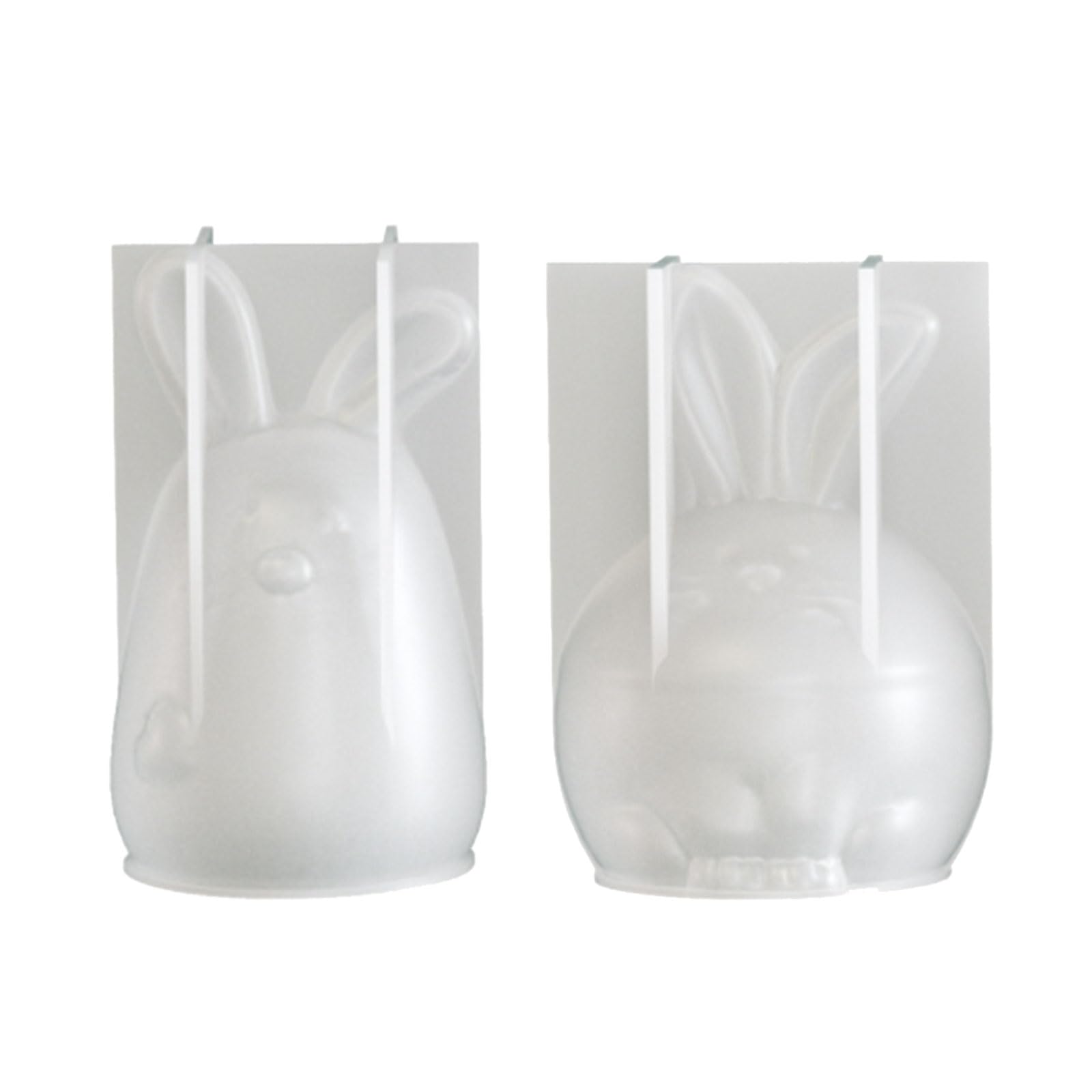 Kalttoy Easters Rabbits Silicone Flexible Demold Designs Food Grade Materials for Soap Chocolate Crafting Multipurpose Soap Chocolate Craft Tool Home Decoration