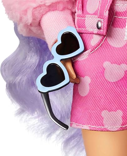 Barbie Extra Muñeca con Accesorios y Cabello Periwinkle miniatura 5