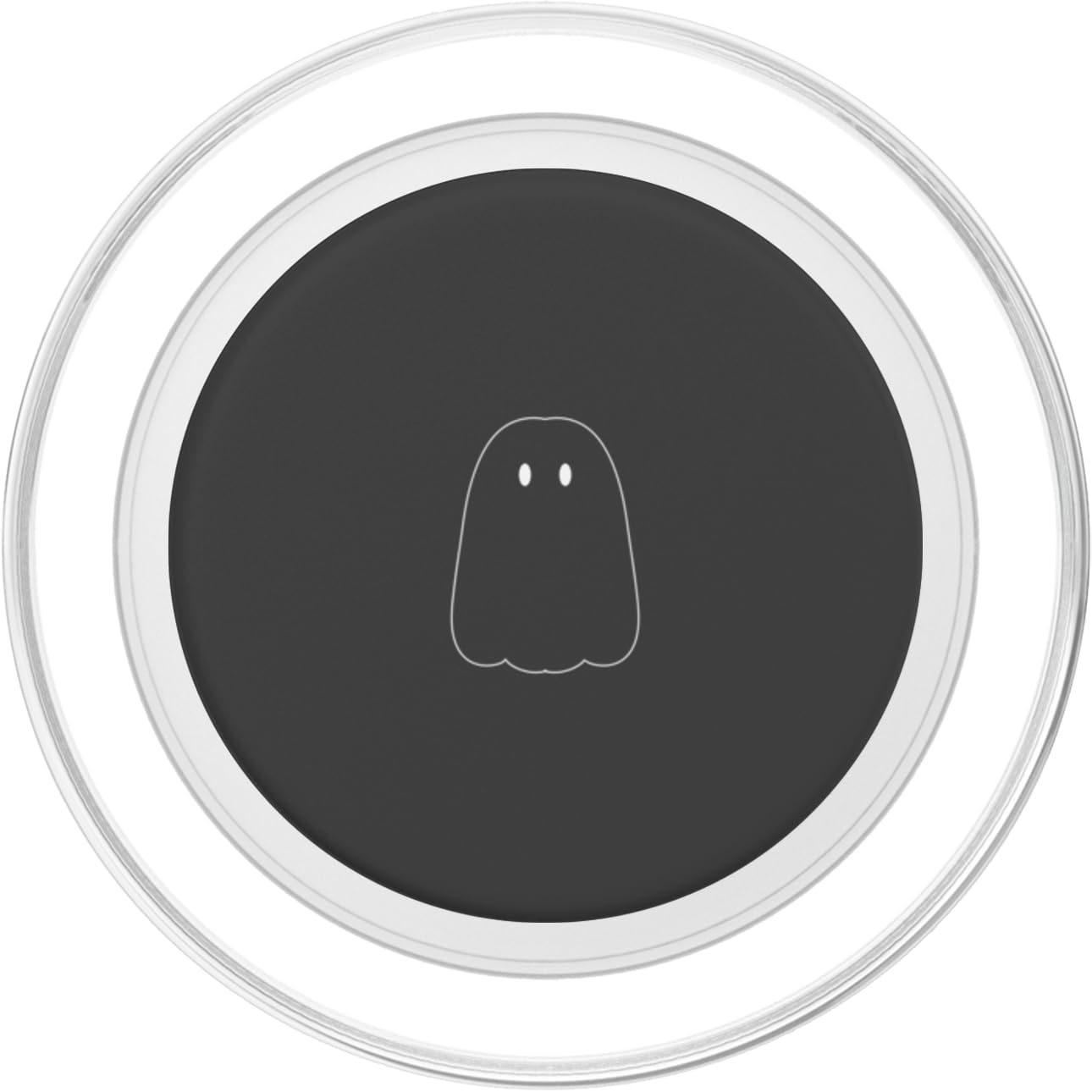 Cute Ghost Halloween PopSockets PopGrip for MagSafe - Image 2