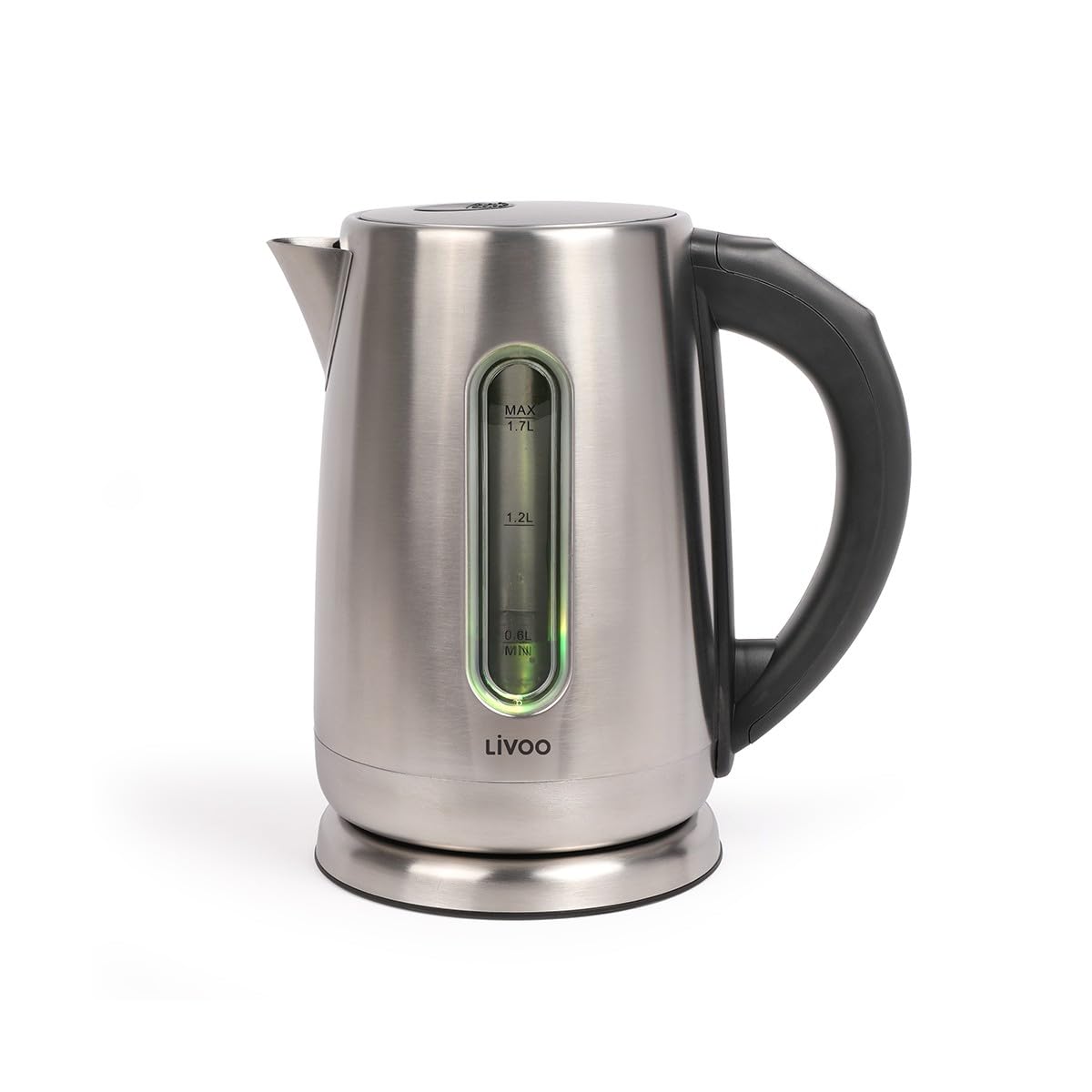 Bouilloire MUSE 1.7 L 2200W sans fil base pivotante 360° crème/inox MS020SC