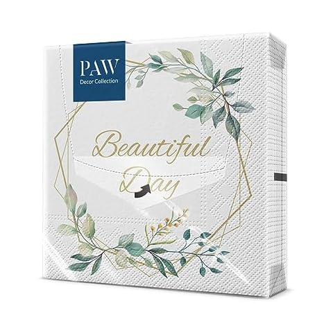 PAW 3-Ply Colourful Paper Napkins for Celebrations Cover