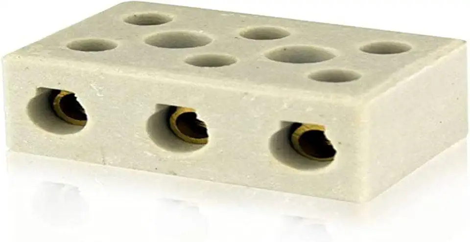 Foxlux Conector De Porcelana Tripo 10Mm C/ 1Un