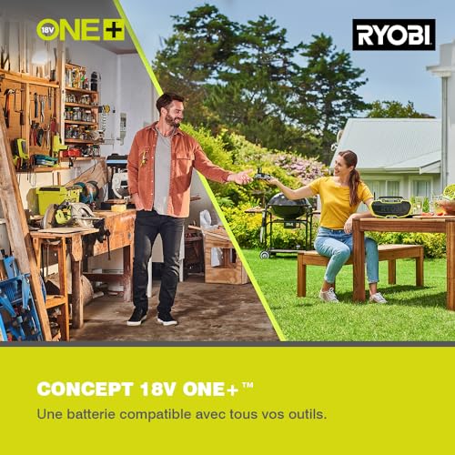 RYOBI Coupe BorduresDresse Bordures 18V Ø Coupe 23 cm Ø Fil 1 x 1 6 mm Vendu sans Batterie ni Chargeur RY18LT23A 0 - vue 3
