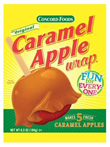 Concord Caramel Apple Wrap, 6.5-Ounce Wraps (VALUE Pack of 24