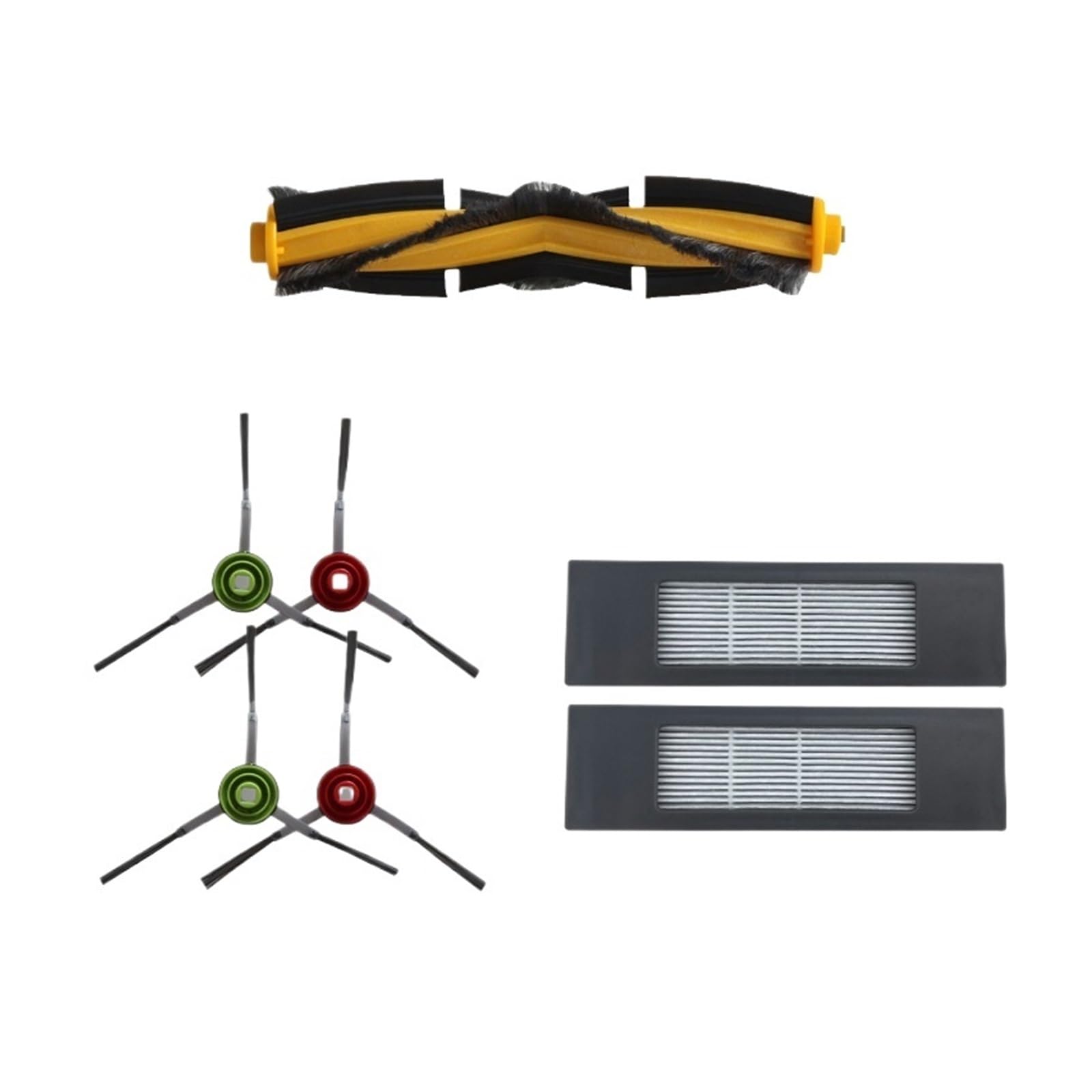 LFBRODPDBRVC Suitable ，Compatible For Ecovacs，T8/T8 Aivi/T8 Max Sweeping Robot Accessories, Edge Brush, Filter Roller Brush