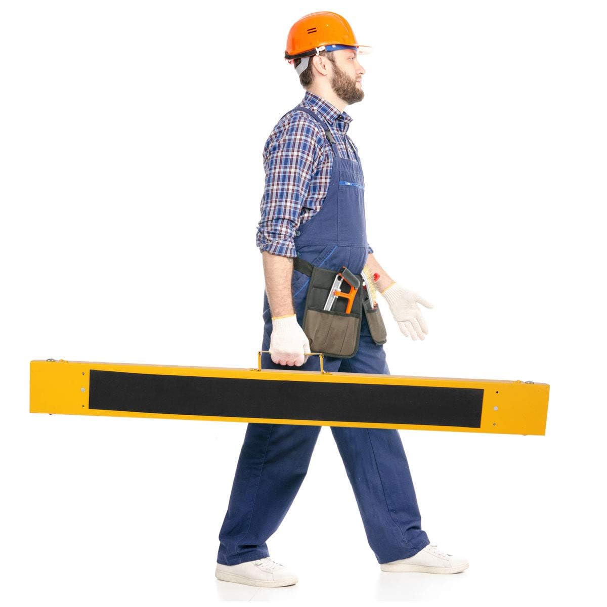 RELAX4LIFE Coppia Cavalletti per Segare Pieghevoli con Portata di 275kg ，Trespoli Pieghevoli,Set di 2 Cavalletti da Lavoro