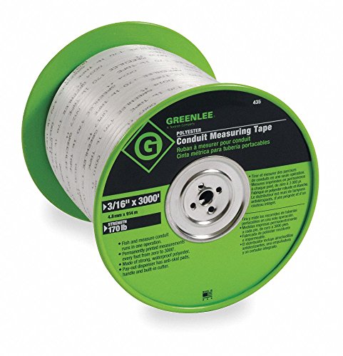 3/16" x 3000 ft. Conduit Measuring Tape