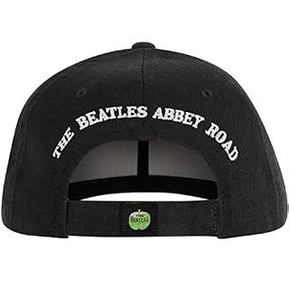 Beatles Men’s Sonic Shining Abbey Road Baseball Cap Black - Les Beatles, Paul McCartney, John Lennon, RIngo Starr, George Harrison Beatles Men's Sonic Shining Abbey Road Baseball Cap Black – Image 2