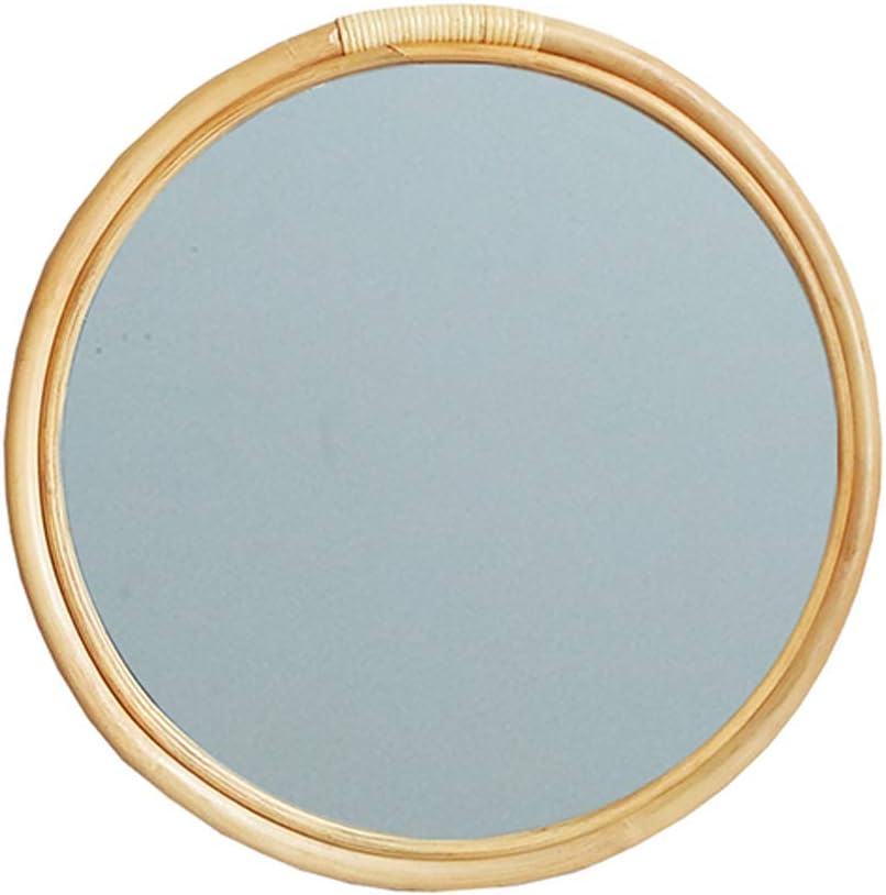 籐の壁 16 インチラウンドドレッシングメイクアップ玄関洗面所籐壁