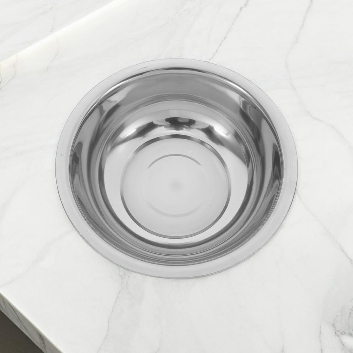 Mipcase Vaschetta per pediluvio in acciaio inox con design spazioso e superficie facile da pulire, moderna e minimalista, per pediluvio e bagno, 32 cm