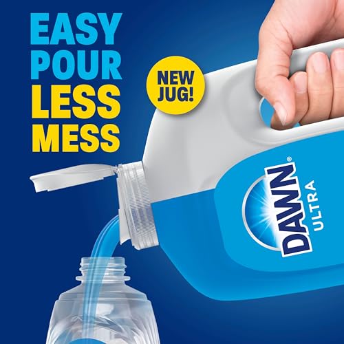 Dawn Ultra Dish Soap Refill Jug, Large Size Liquid Dishwashing Detergent, Powerful Dish Soap for Grease, Apple Blossom Scent, 67oz - image 3