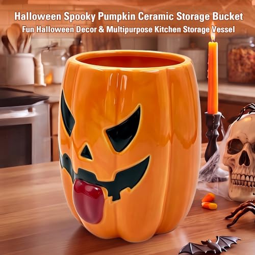 BOXJINCO Halloween Kitchen Decor, Halloween Ceramics Utensil Holder - image 7