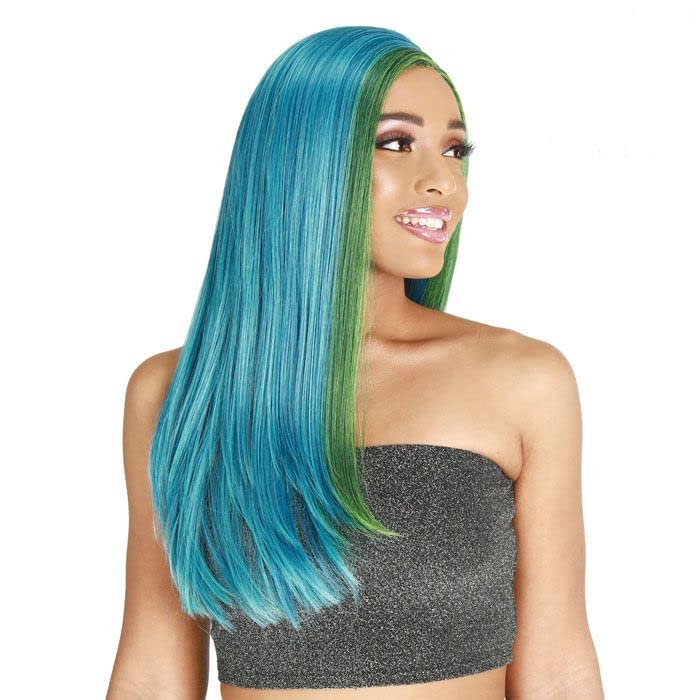 Zury Sis V-Lace Cut Synthetic Hair Wig - LULA (Color:FS 1B30)