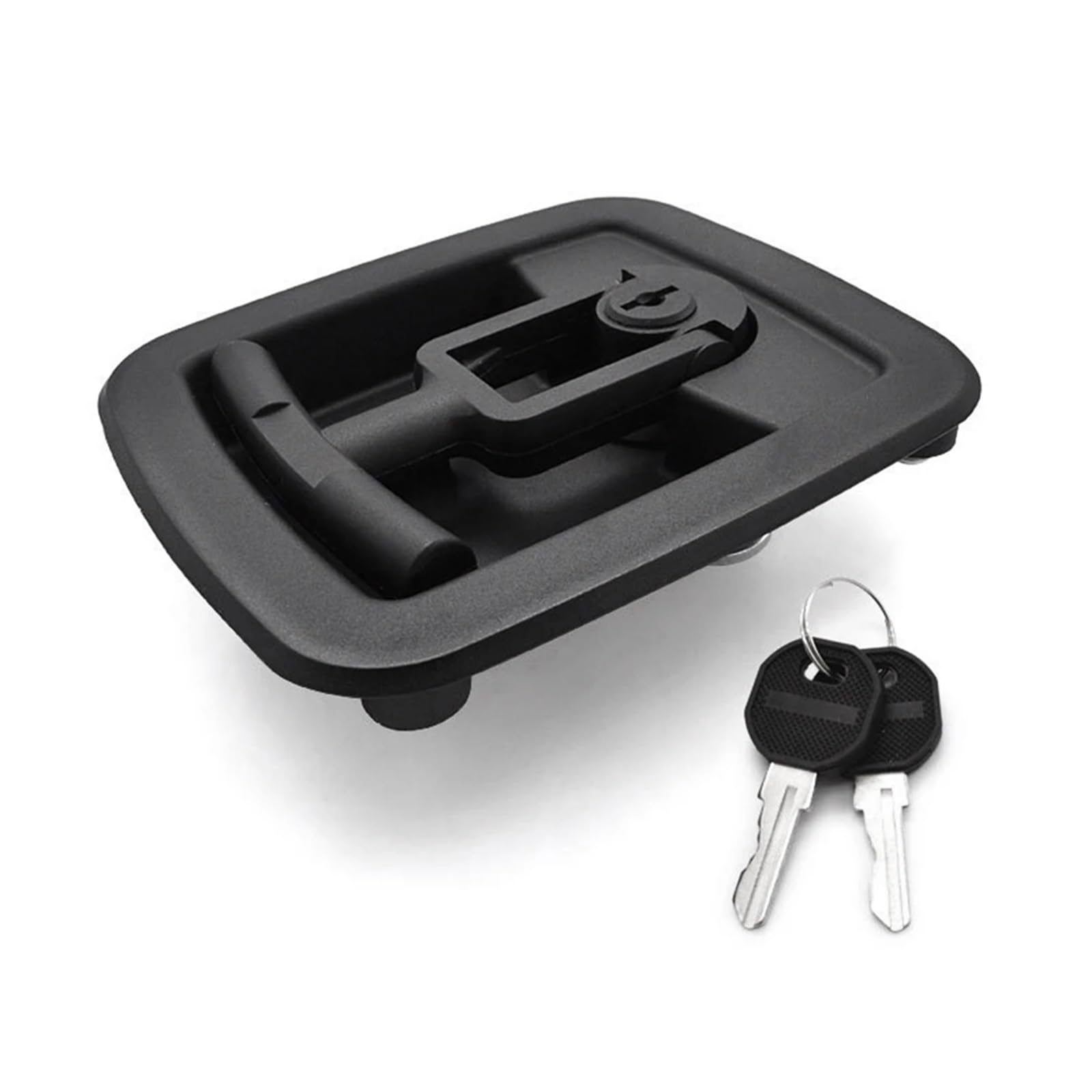 Zklgs Nero Caravan Door Lock, Rv Door Handle,Truck T-Handle Lock With Keys Trailer Latch Camper Door Equipment Cabinet